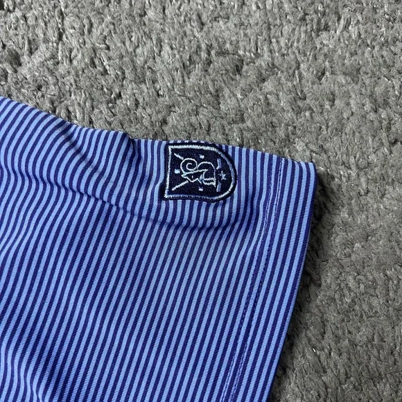 Greyson Polo Shirt Extra Large Purple Blue Club Golf Performance Outdoors Wolf - Picture 6 of 7